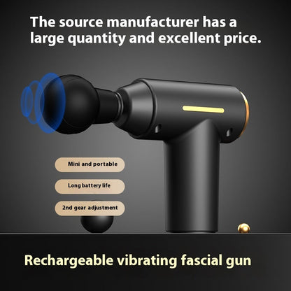 Factory Direct Sales Massage Gun Rechargeable Portable Household Muscle Electric B-Ecom Rav