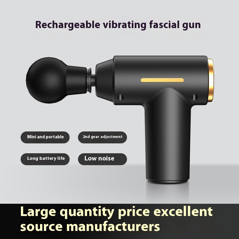Factory Direct Sales Massage Gun Rechargeable Portable Household Muscle Electric B-Ecom Rav
